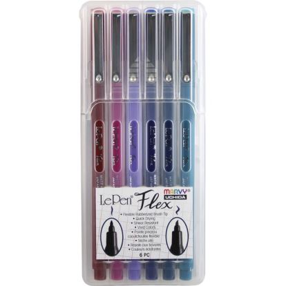 Marvy LePen Flex Brush Tip Pen Set1