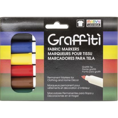 Marvy Graffiti Fabric Markers1