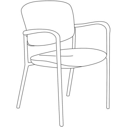 United Chair Brylee Fixed Arms Guest/Stack Chair1