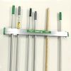 Hold Up Aluminum Tool Rack, 36w x 3.5d x 3.5h, Aluminum/Green1