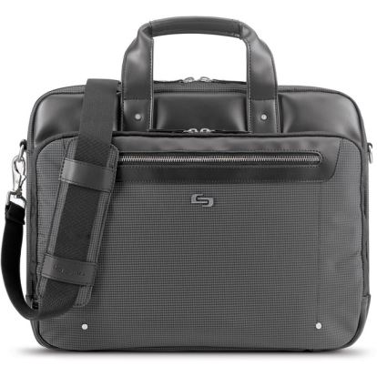 Solo Gramercy Travel/Luggage Case (Briefcase) for 15.6" Apple iPad Notebook - Gray1