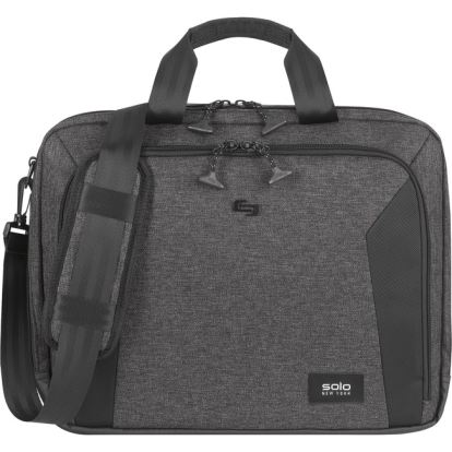 Solo Voyage Carrying Case (Briefcase) for 15.6" Notebook - Gray, Black1