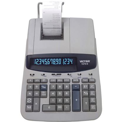 Victor 1570-6 14 Digit Professional Grade Heavy Duty Commercial Printing Calculator1