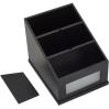 Victor Midnight Black Multi-Use Storage Caddy with Adjustable Compartment2