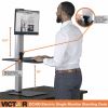 Victor High Rise Electric Single Monitor Standing Desk Workstation4