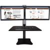Victor High Rise Electric Triple Monitor Standing Desk2