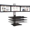 Victor High Rise Electric Triple Monitor Standing Desk3