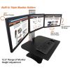 Victor High Rise Electric Triple Monitor Standing Desk5