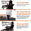 Victor High Rise Electric Triple Monitor Standing Desk6