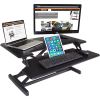 Victor High Rise Height Adjustable Compact Standing Desk with Keyboard Tray3