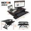 Victor High Rise Height Adjustable Compact Standing Desk with Keyboard Tray9