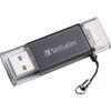 64GB Store 'n' Go Dual USB 3.0 Flash Drive for Apple Lightning Devices - Graphite2