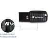 Verbatim 16GB Ergo USB Flash Drive - Black4