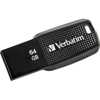 Verbatim 64GB Ergo USB Flash Drive - Black1