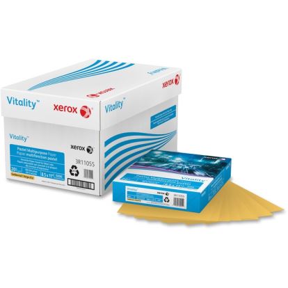 Xerox Vitality Pastel Multipurpose Paper - Goldenrod1