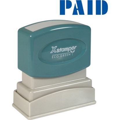 Xstamper Blue PAID Title Stamp1