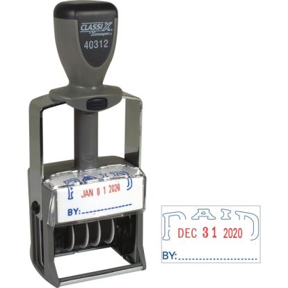Xstamper Heavy-duty PAID Self-Inking Dater1