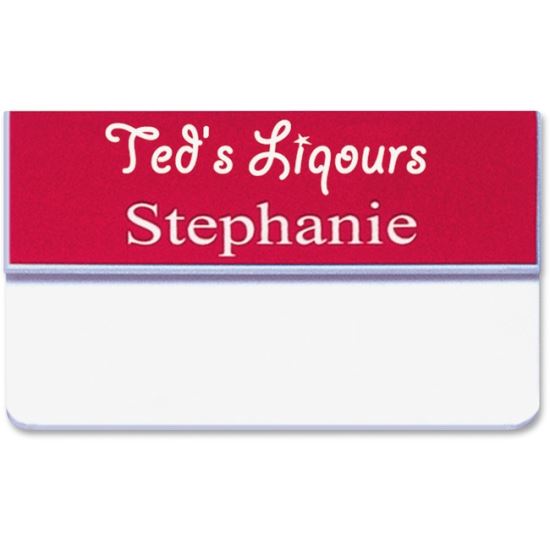 Xstamper 1"x3" Pocket Name Badge with Logo1