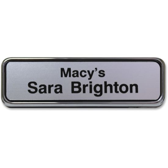 Xstamper Gold Frame Name Badge1