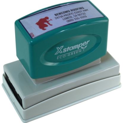 Xstamper Two-Color Custom Stamp1