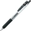 Zebra Pen Sarasa Clip Gel Retractable Black Pens3