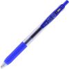 Sarasa Clip Gel Pen, Retractable, Medium 0.7 mm, Blue Ink, Clear Barrel, Dozen1