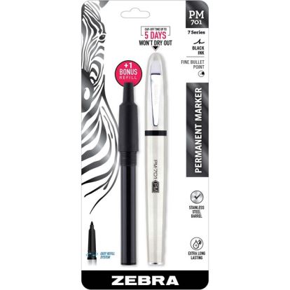 Zebra Fine Bullet Tip PM-701 Permanent Marker1