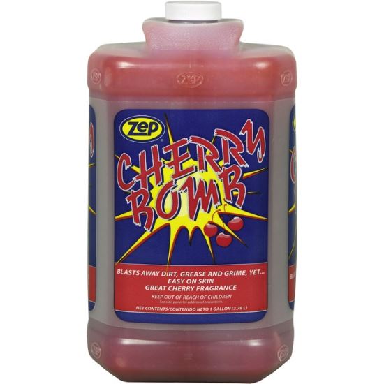 Cherry Bomb Hand Cleaner, Cherry Scent, 1 gal Bottle, 4/Carton1