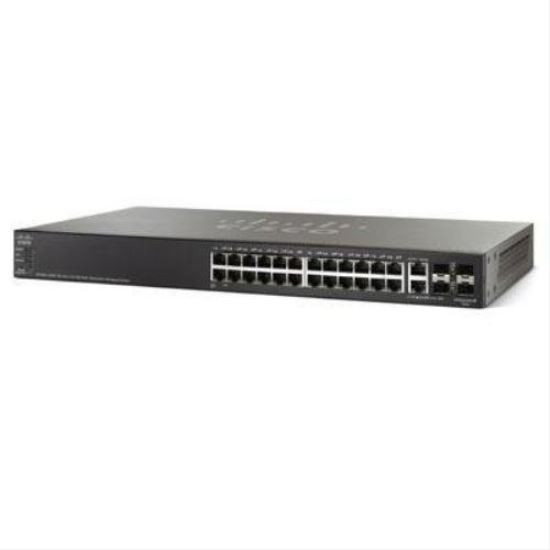 Cisco Small Business SF500-24MP Managed L2/L3 Fast Ethernet (10/100) Power over Ethernet (PoE) Black1