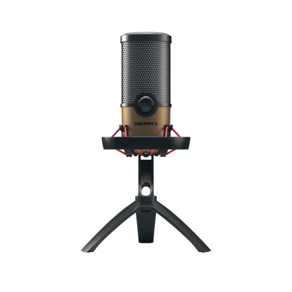 CHERRY UM 9.0 PRO RGB Black, Copper Table microphone1
