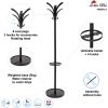 Brio Coat Stand, 13.75w x 13.75d x 66.25h, Black4