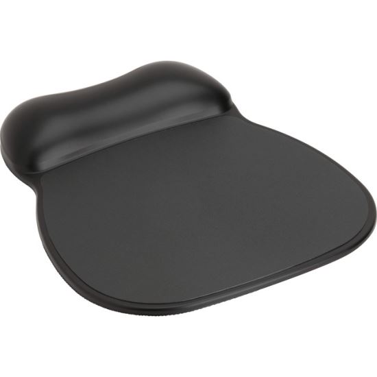 Gel Mouse Pad with Wrist Rest, 9.62 x 8.25, Black1