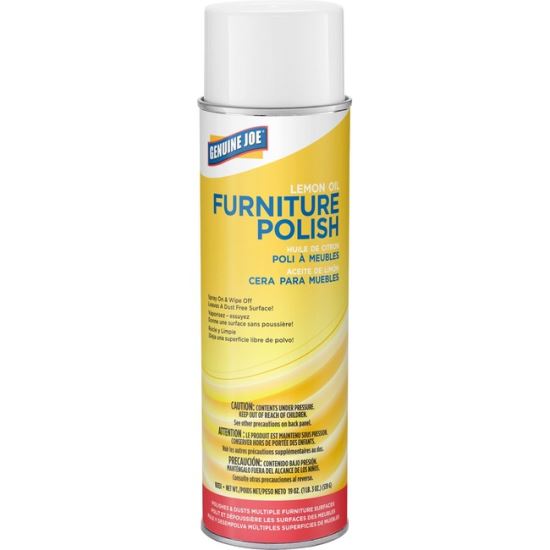 Furniture Polish, Lemon, 19 oz Aerosol Spray1