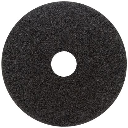 Stripping Floor Pads, 18" Diameter, Black, 5/Carton1