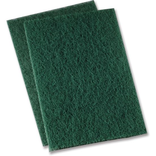 Heavy-Duty Scour Pad, 6 x 9, Green 15/Carton1