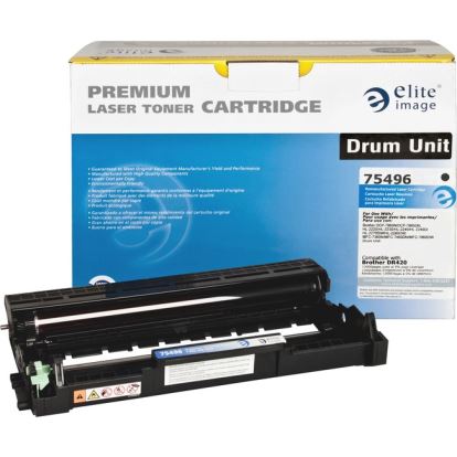 Remanufactured Black Drum Unit, Replacement for DR420, 12,000 Page-Yield1