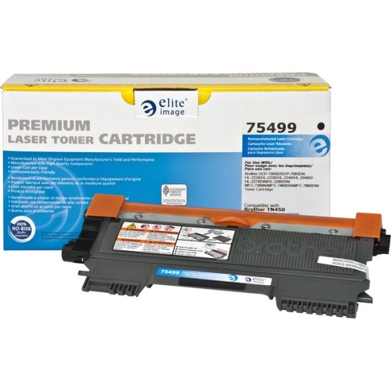 Remanufactured Black High-Yield Toner, Replacement for TN450, 2,600 Page-Yield1