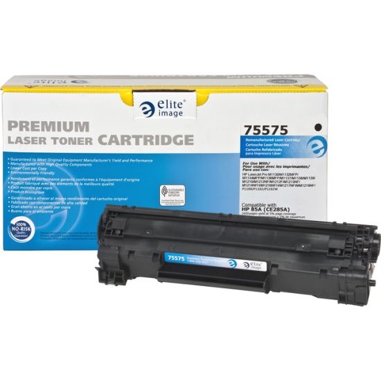 Remanufactured Black Toner, Replacement for 85A (CE285A), 1,600 Page-Yield1