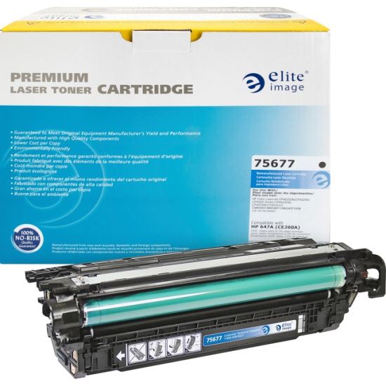 Remanufactured Black Toner, Replacement for 647A (CE260A), 8,500 Page-Yield1