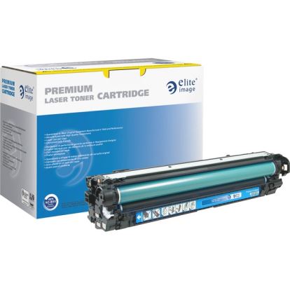 Elite Image Remanufactured Laser Toner Cartridge - Alternative for HP 650A (CE270A) - Cyan - 1 Each1