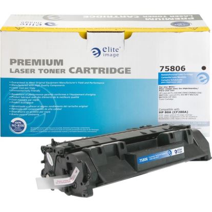 Remanufactured Black Toner, Replacement for 80A (CF280A), 2,700 Page-Yield1