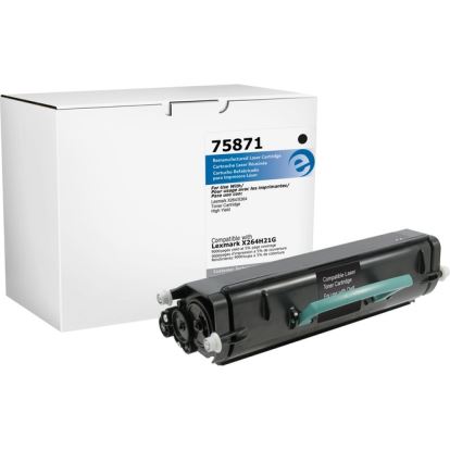 Remanufactured Black High-Yield Toner, Replacement for X264H11G, 9,000 Page-Yield1