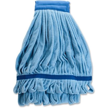 Microfiber Looped-End Wet Mop Head, Medium, Blue1