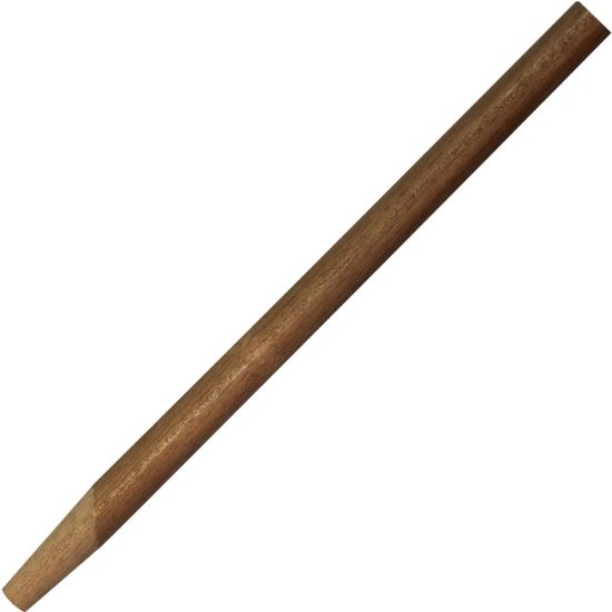 Tapered End Broom Handle, Lacquered Pine, 1.13" dia x 60", Natural1