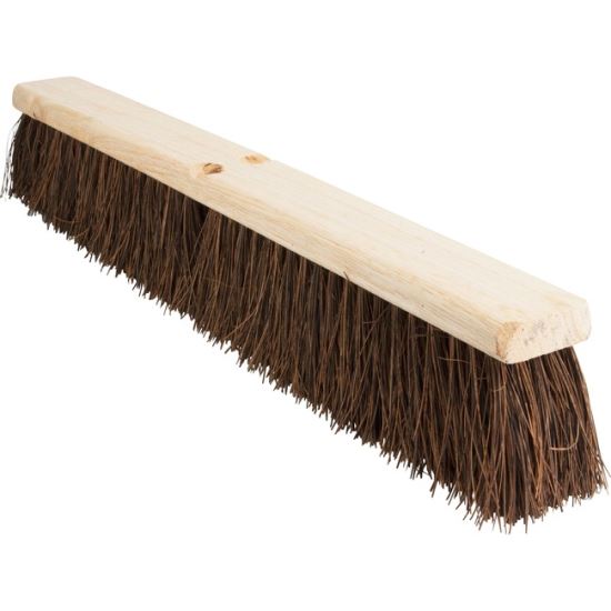 Floor Brush Head, 3.25" Natural Palmyra Fiber Bristles, 24" Brush1