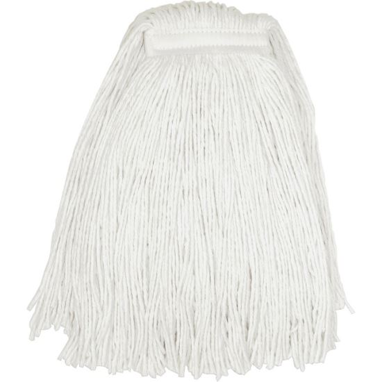 Cut-End Wet Mop Head, Rayon, No. 20, White1