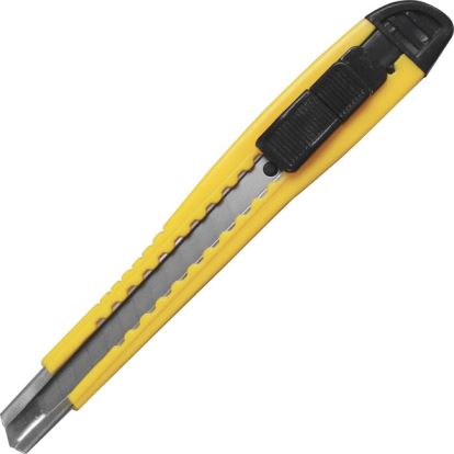 Snap Blade Knife, Retractable, Snap-Off, Straight-Edged, Yellow1