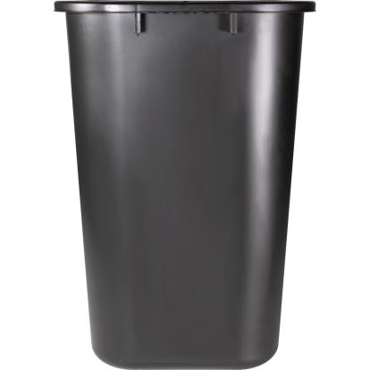 Soft-Sided Wastebasket, 28 qt, Black1