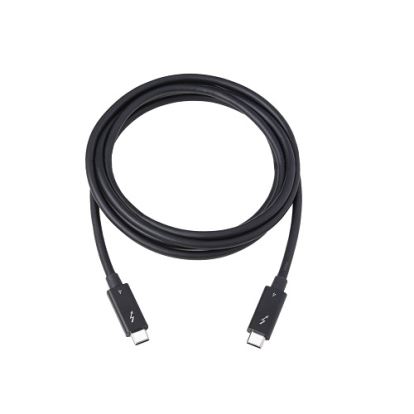Dynabook PS0130UA1TAC Thunderbolt cable 78.7" (2 m) 40 Gbit/s Black1