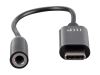 Monoprice 33044 cable gender changer USB-C 3.5mm Black4